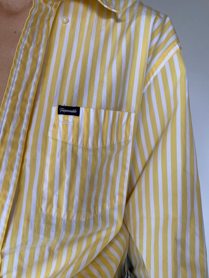 Vintage striped oversized shirt 5609