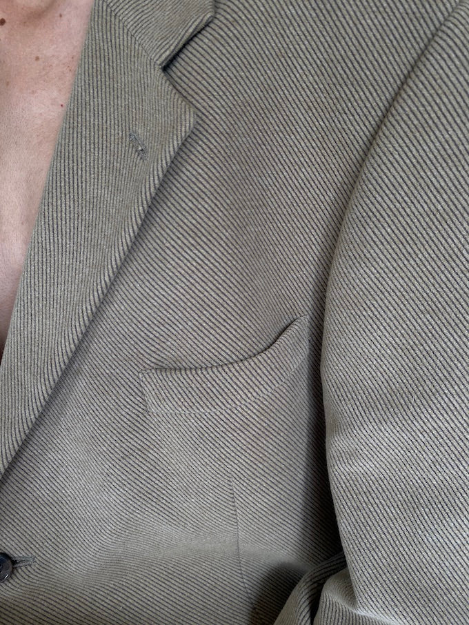 Vintage oversized blazer in beige 5615