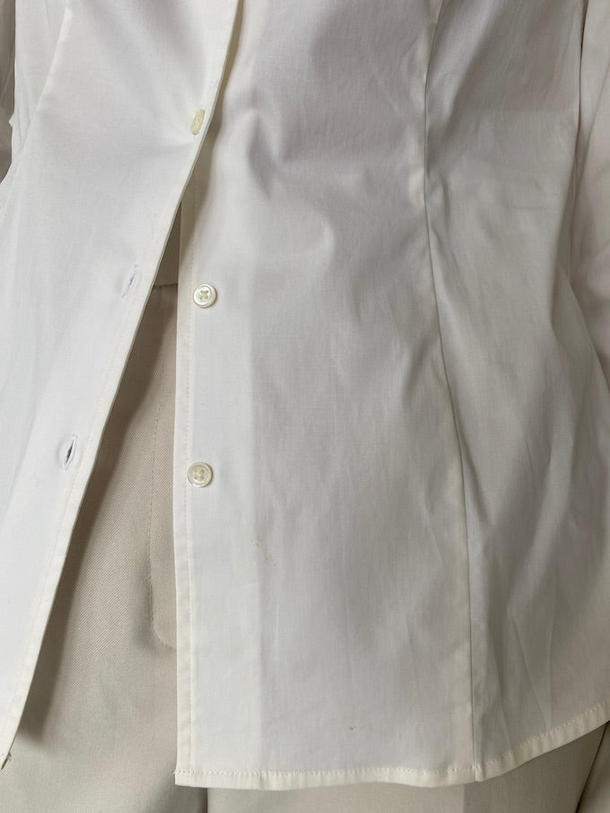 Vintage shirt in cream 5582