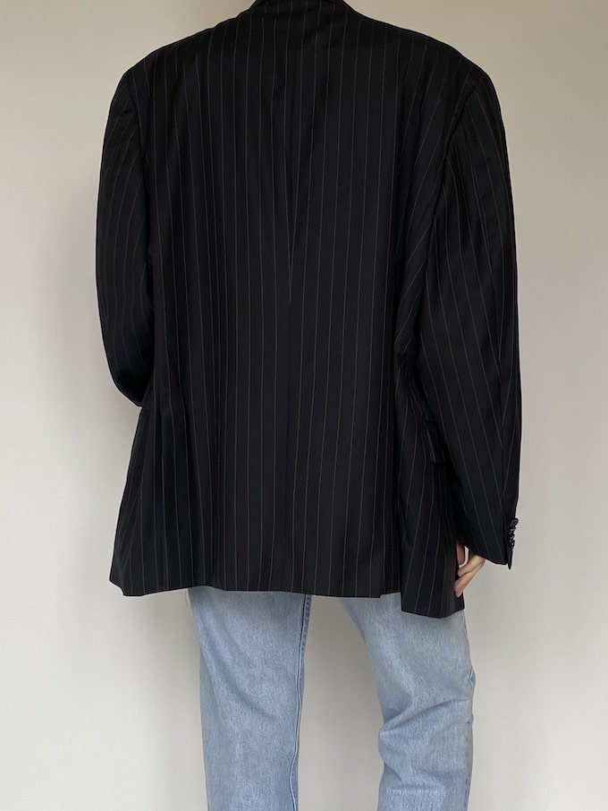 Vintage oversized pinstriped blazer 5572
