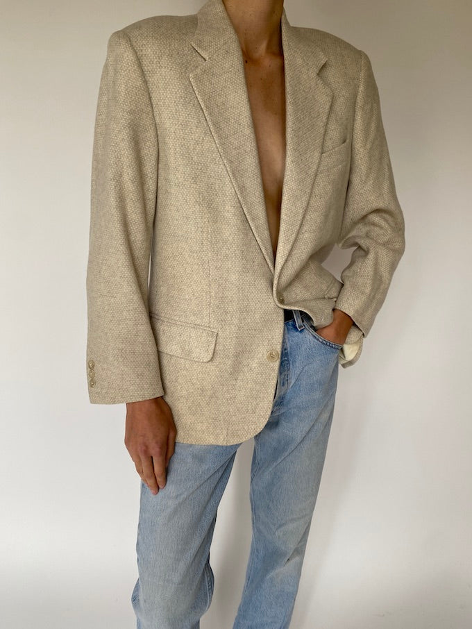 Vintage beige blazer 5326