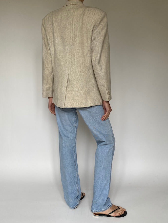 Vintage beige blazer 5326
