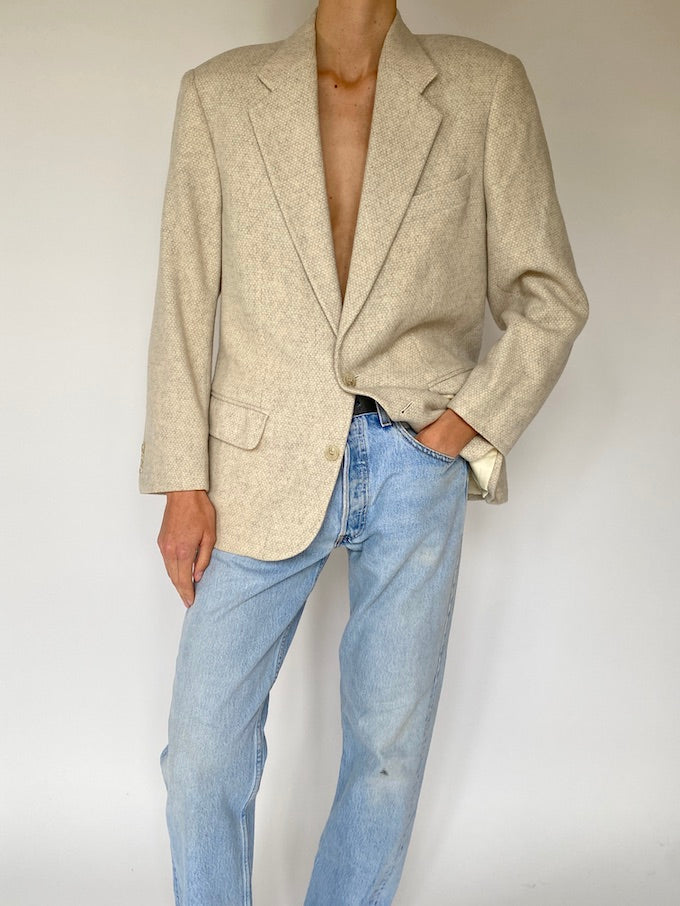 Vintage beige blazer 5326