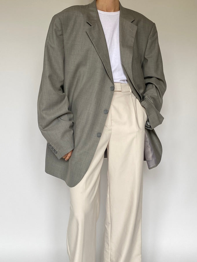 Vintage oversized blazer in grey 5567