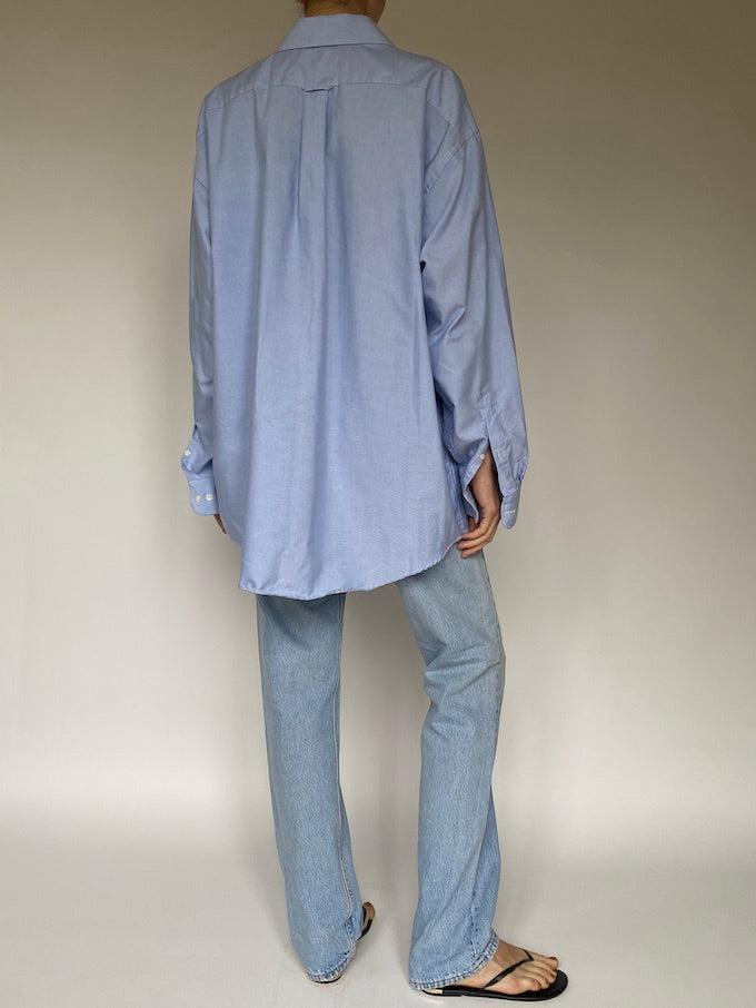 Vintage oversized blue shirt 5586