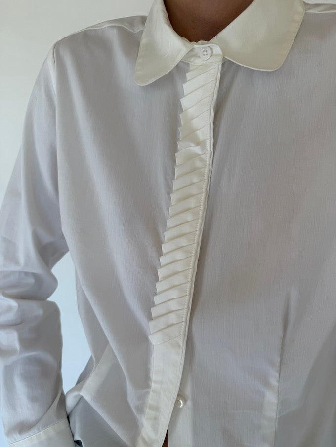 Vintage blouse in white 5710