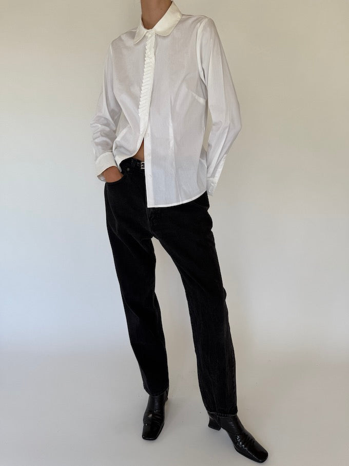 Vintage blouse in white 5710
