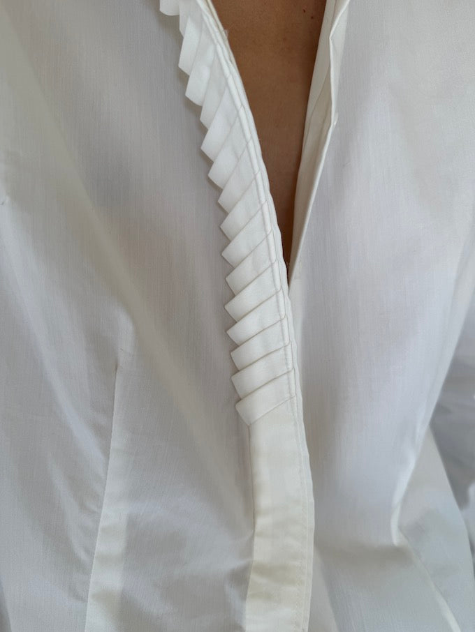 Vintage blouse in white 5710