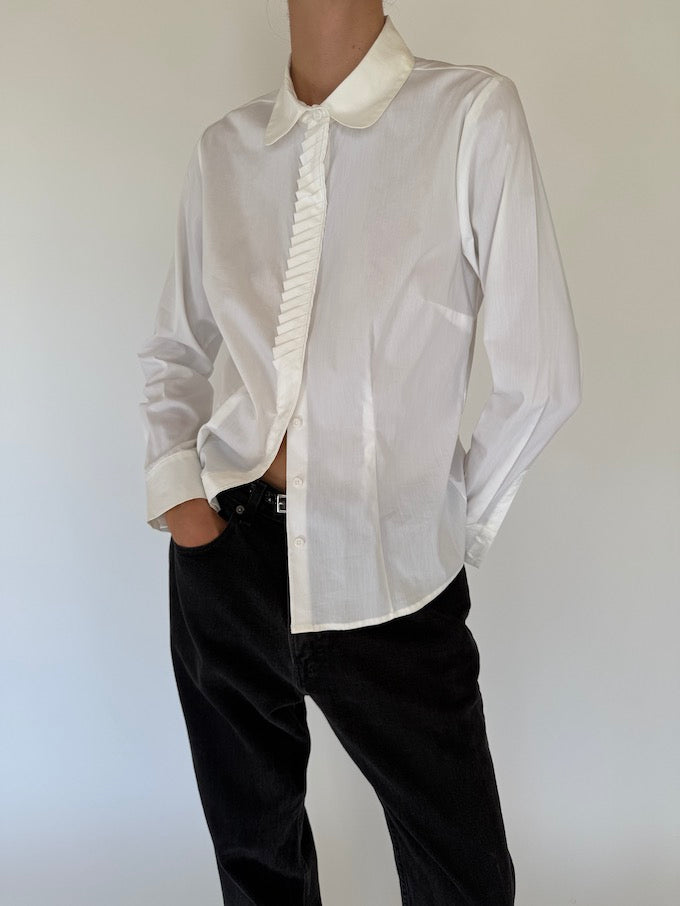 Vintage blouse in white 5710