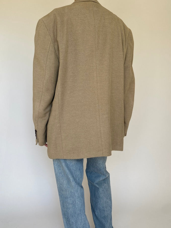Vintage oversized blazer in beige 5615
