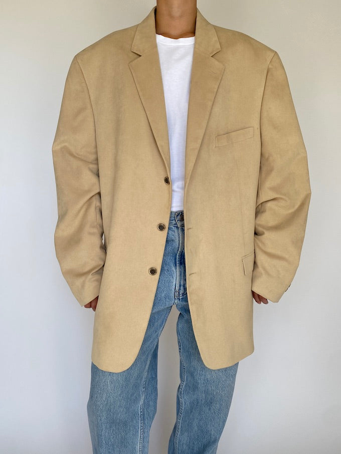 Vintage oversized beige blazer 5580