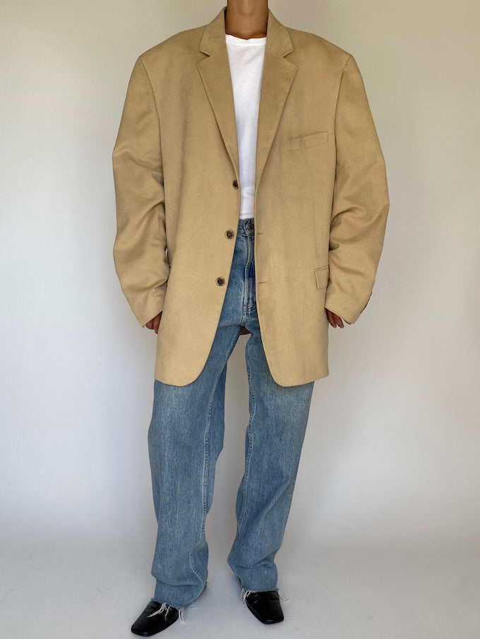 Vintage oversized beige blazer 5580