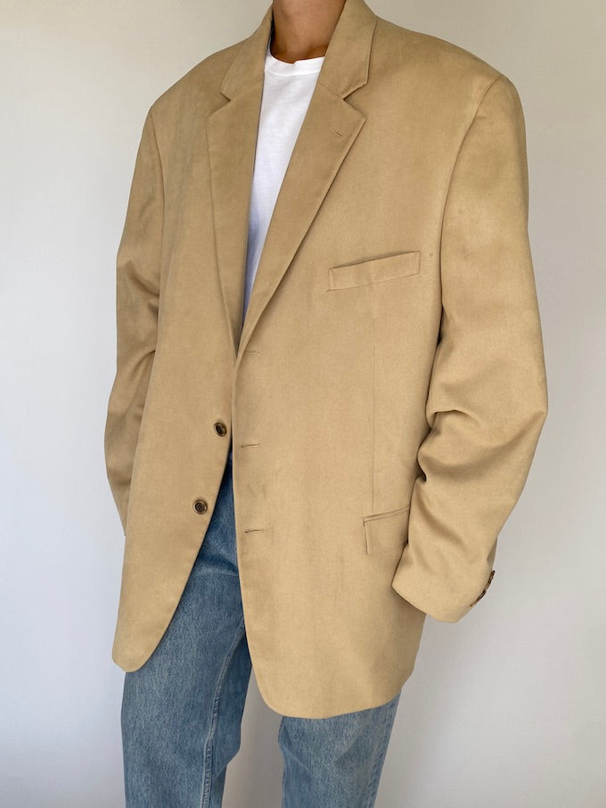 Vintage oversized beige blazer 5580