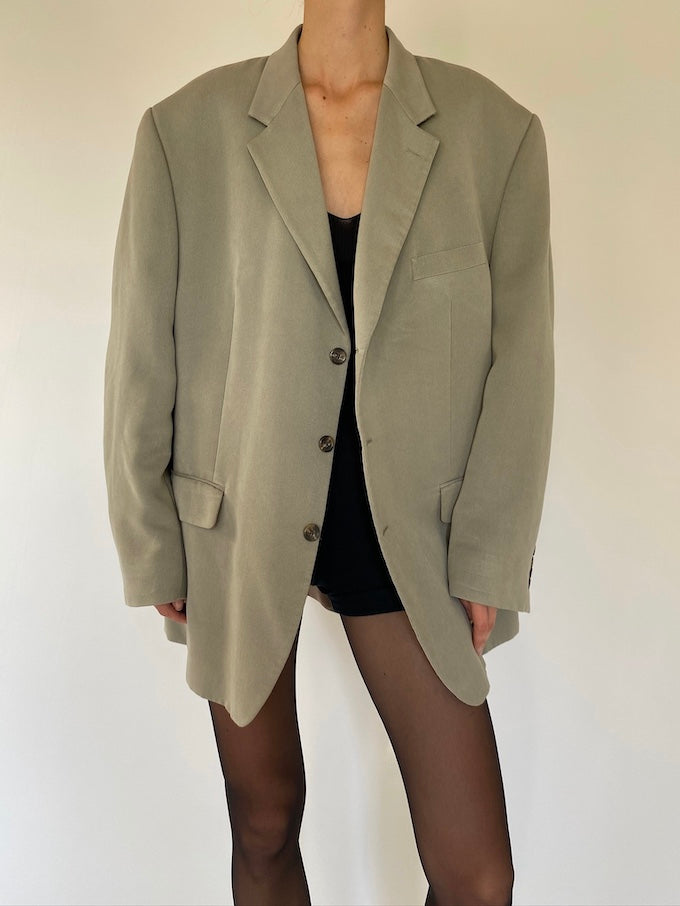 Vintage oversized blazer in beige 5702