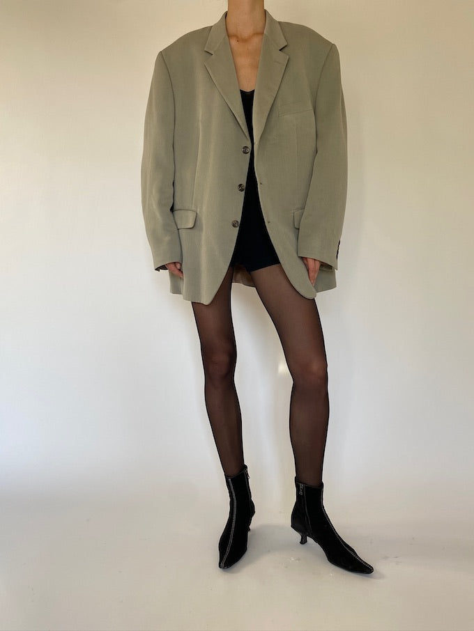 Vintage oversized blazer in beige 5702