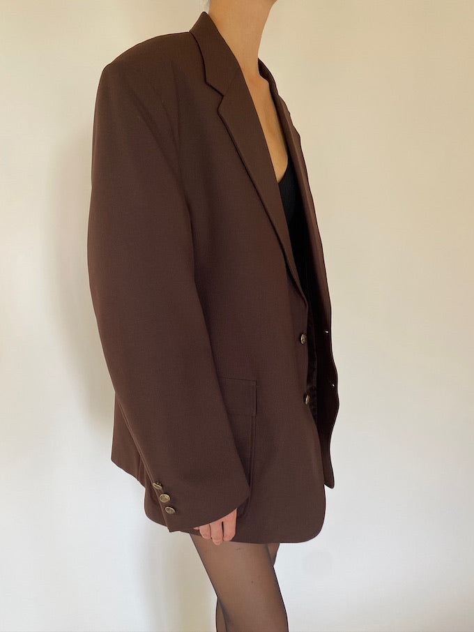 Vintage blazer in brown 5691