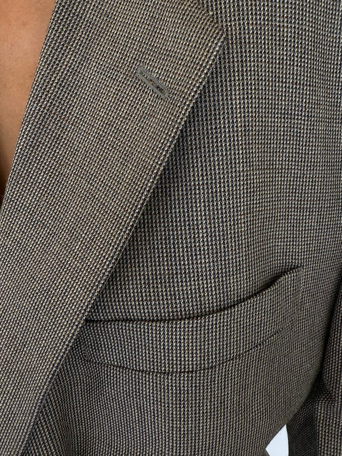 Vintage oversized blazer in grey 5693