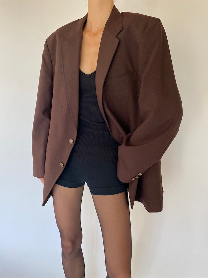 Vintage blazer in brown 5691