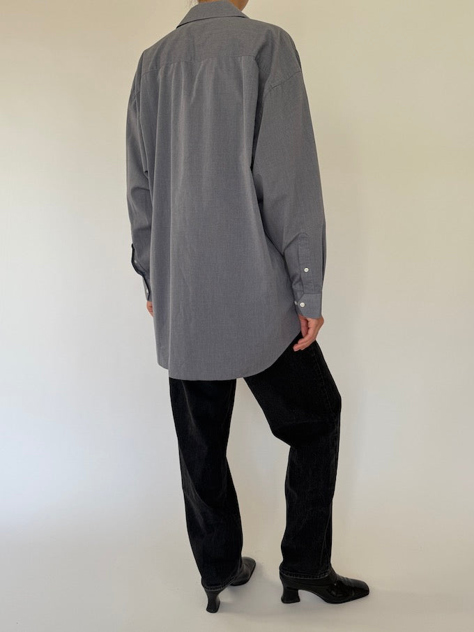 Vintage oversized shirt in grey 5756
