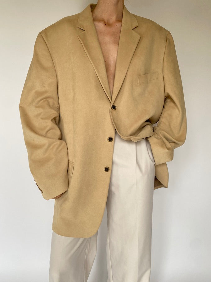 Vintage oversized beige blazer 5580